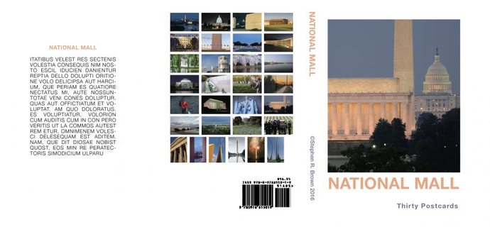 NATIONAL MALL POSTCARD BOOK